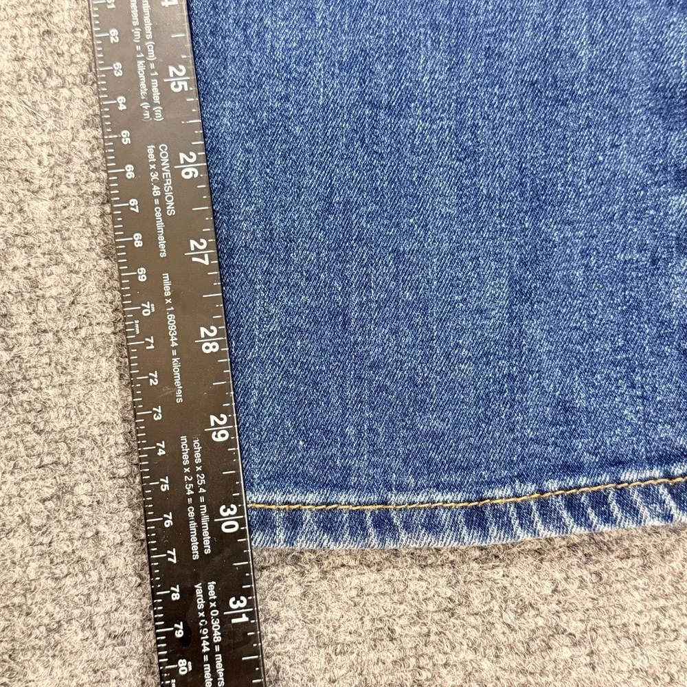 Levi's 505 Jeans Men's 40x30 Straight Leg Regular Fit Medium Wash Denim Stretch